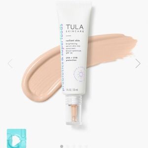 USE ONCE TULA RADIANT SKIN TINT SHADE 4 SPF 30